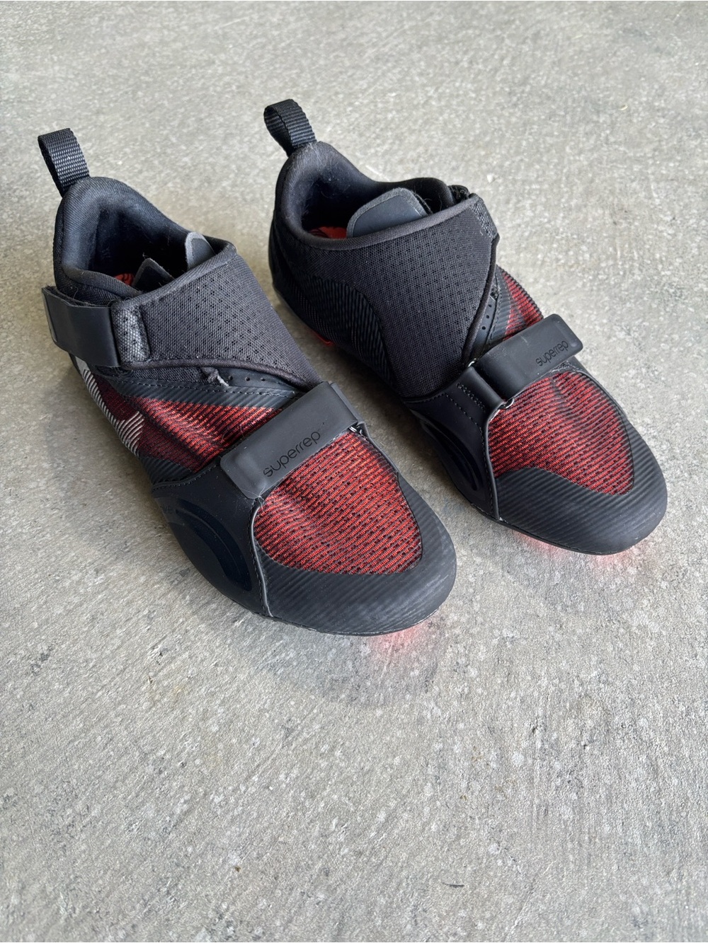 Nike Superrep Black & Red Cycling Shoes Men’s 7.5